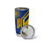 Colombia Yellow Flower Pattern Tumbler Cup with Flag Colors and Floree de Libertad Design - Wonder Print Shop