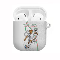 Personalized Iran Football Cheetah AirPods Case Team Melli Persian Soccer Graphic Art