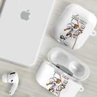 Personalized Iran Football Cheetah AirPods Case Team Melli Persian Soccer Graphic Art