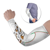 Personalized Iran Football Cheetah Arm Sleeves Team Melli Persian Soccer Graphic Art