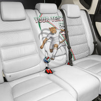 Personalized Iran Football Cheetah Back Car Seat Cover Team Melli Persian Soccer Graphic Art