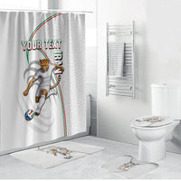 Personalized Iran Football Cheetah Bathroom Set Team Melli Persian Soccer Graphic Art