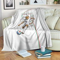 Personalized Iran Football Cheetah Blanket Team Melli Persian Soccer Graphic Art