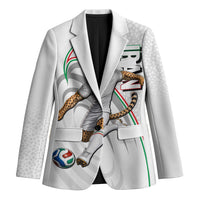 Personalized Iran Football Cheetah Blazer Team Melli Persian Soccer Graphic Art