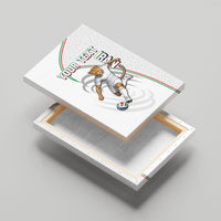 Personalized Iran Football Cheetah Canvas Wall Art Team Melli Persian Soccer Graphic Art
