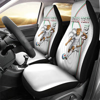 Personalized Iran Football Cheetah Car Seat Cover Team Melli Persian Soccer Graphic Art