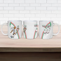Personalized Iran Football Cheetah Ceramic Mug Team Melli Persian Soccer Graphic Art