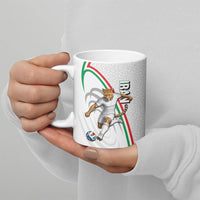 Personalized Iran Football Cheetah Ceramic Mug Team Melli Persian Soccer Graphic Art