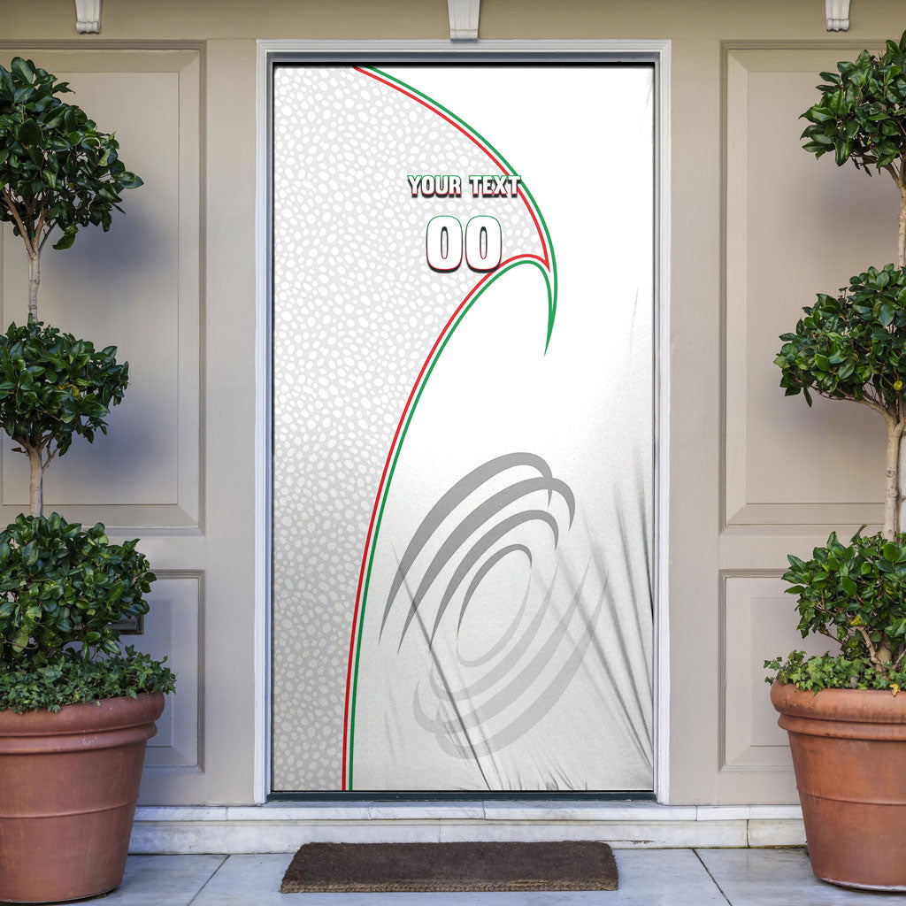 Personalized Iran Football Cheetah Door Cover Team Melli Persian Soccer Graphic Art