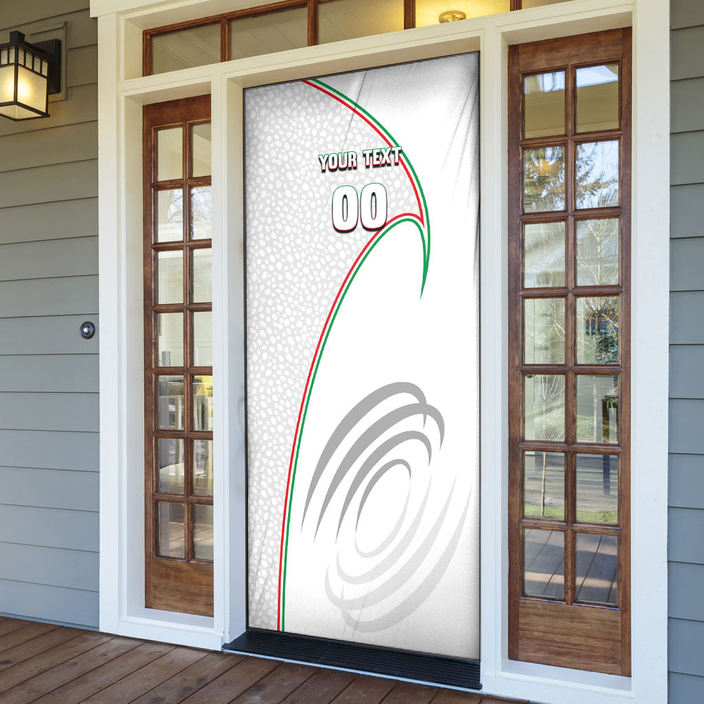 Personalized Iran Football Cheetah Door Cover Team Melli Persian Soccer Graphic Art
