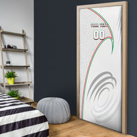 Personalized Iran Football Cheetah Door Cover Team Melli Persian Soccer Graphic Art