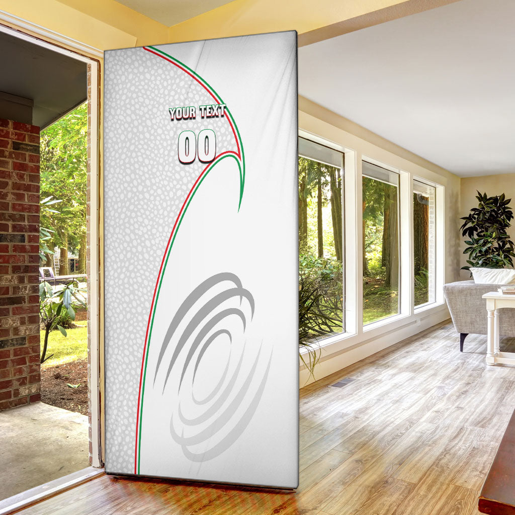 Personalized Iran Football Cheetah Door Cover Team Melli Persian Soccer Graphic Art