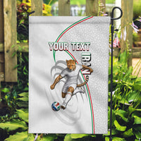 Personalized Iran Football Cheetah Garden Flag Team Melli Persian Soccer Graphic Art