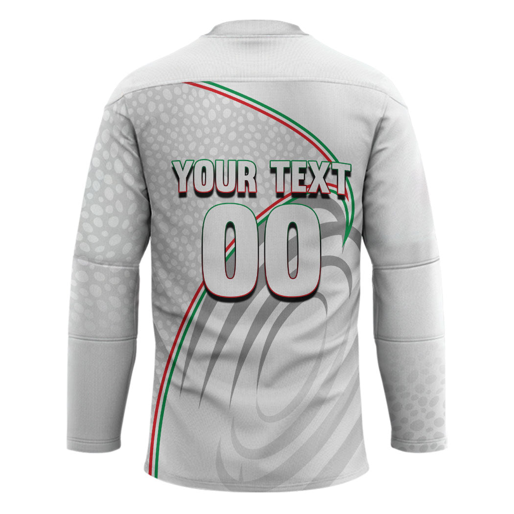 Personalized Iran Football Cheetah Hockey Jersey Team Melli Persian Soccer Graphic Art