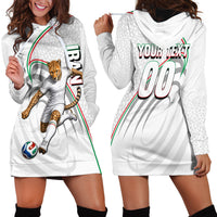 Personalized Iran Football Cheetah Hoodie Dress Team Melli Persian Soccer Graphic Art