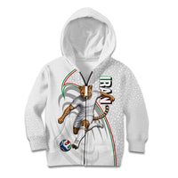 Personalized Iran Football Cheetah Kid Hoodie Team Melli Persian Soccer Graphic Art