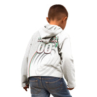 Personalized Iran Football Cheetah Kid Hoodie Team Melli Persian Soccer Graphic Art