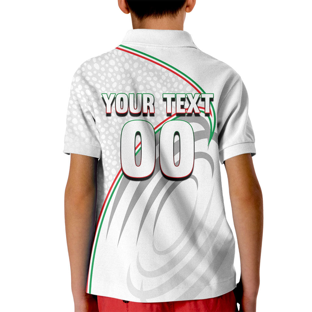 Personalized Iran Football Cheetah Kid Polo Shirt Team Melli Persian Soccer Graphic Art
