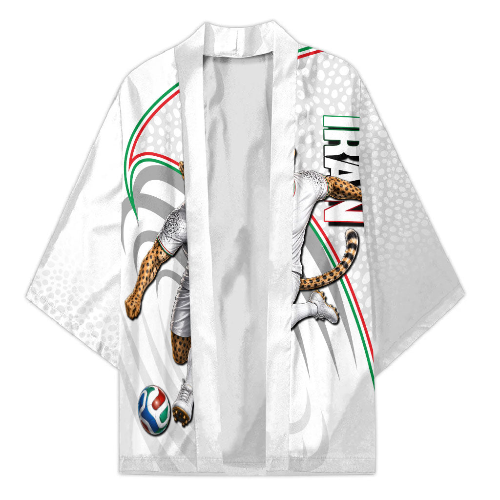 Personalized Iran Football Cheetah Kimono Team Melli Persian Soccer Graphic Art