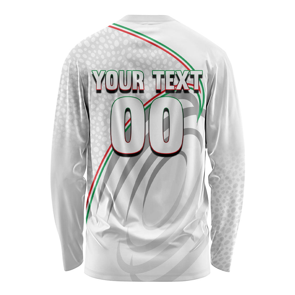 Personalized Iran Football Cheetah Long Sleeve Shirt Team Melli Persian Soccer Graphic Art