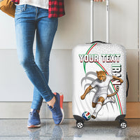 Personalized Iran Football Cheetah Luggage Cover Team Melli Persian Soccer Graphic Art
