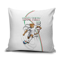 Personalized Iran Football Cheetah Pillow Cover Team Melli Persian Soccer Graphic Art