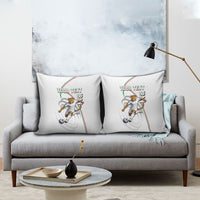 Personalized Iran Football Cheetah Pillow Cover Team Melli Persian Soccer Graphic Art