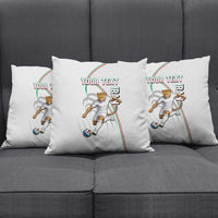 Personalized Iran Football Cheetah Pillow Cover Team Melli Persian Soccer Graphic Art