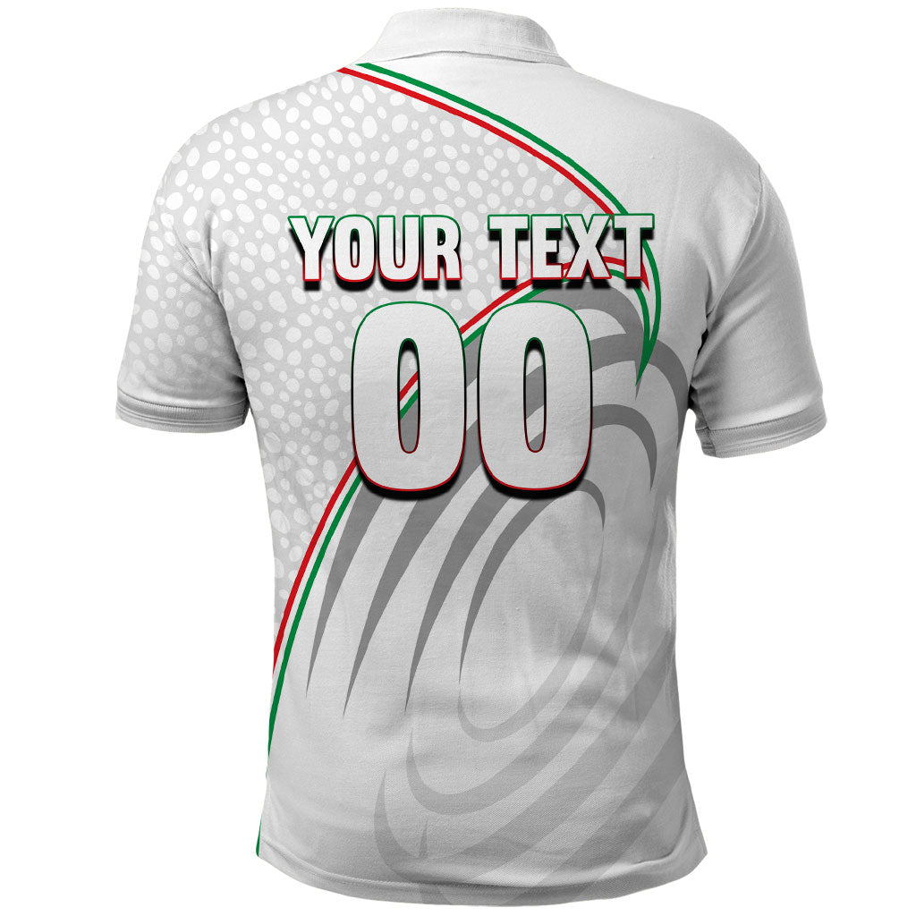 Personalized Iran Football Cheetah Polo Shirt Team Melli Persian Soccer Graphic Art