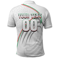 Personalized Iran Football Cheetah Polo Shirt Team Melli Persian Soccer Graphic Art