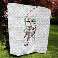 Personalized Iran Football Cheetah Quilt Team Melli Persian Soccer Graphic Art