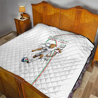 Personalized Iran Football Cheetah Quilt Team Melli Persian Soccer Graphic Art