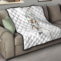 Personalized Iran Football Cheetah Quilt Team Melli Persian Soccer Graphic Art
