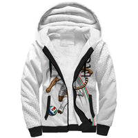 Personalized Iran Football Cheetah Sherpa Hoodie Team Melli Persian Soccer Graphic Art