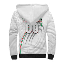 Personalized Iran Football Cheetah Sherpa Hoodie Team Melli Persian Soccer Graphic Art