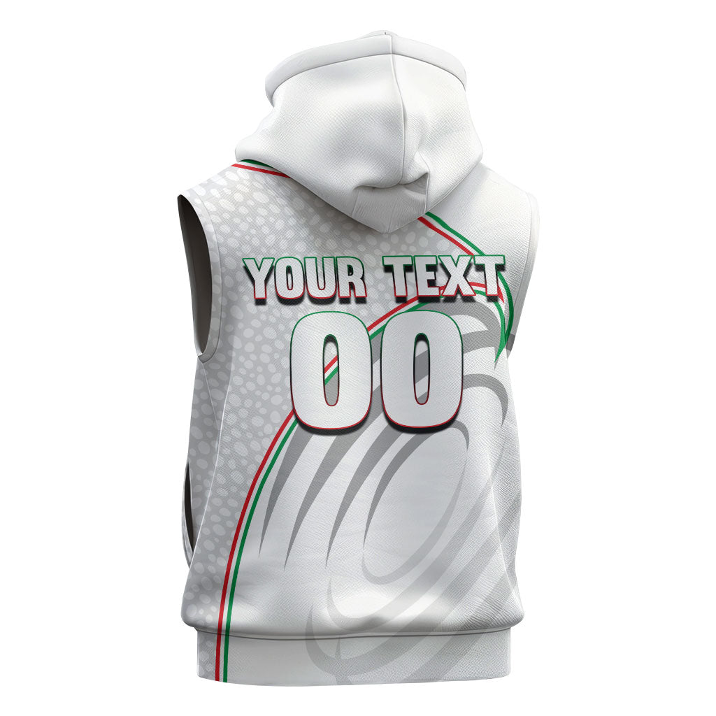 Personalized Iran Football Cheetah Sleeveless Hoodie Team Melli Persian Soccer Graphic Art