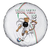 Personalized Iran Football Cheetah Spare Tire Cover Team Melli Persian Soccer Graphic Art