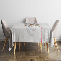 Personalized Iran Football Cheetah Tablecloth Team Melli Persian Soccer Graphic Art