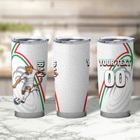 Personalized Iran Football Cheetah Tumbler Cup Team Melli Persian Soccer Graphic Art
