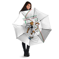 Personalized Iran Football Cheetah Umbrella Team Melli Persian Soccer Graphic Art