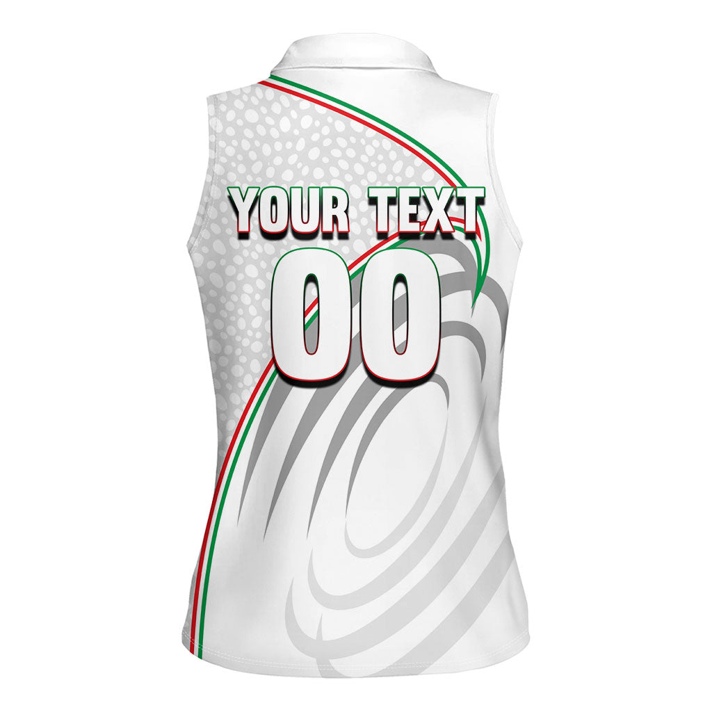 Personalized Iran Football Cheetah Women Sleeveless Polo Shirt Team Melli Persian Soccer Graphic Art