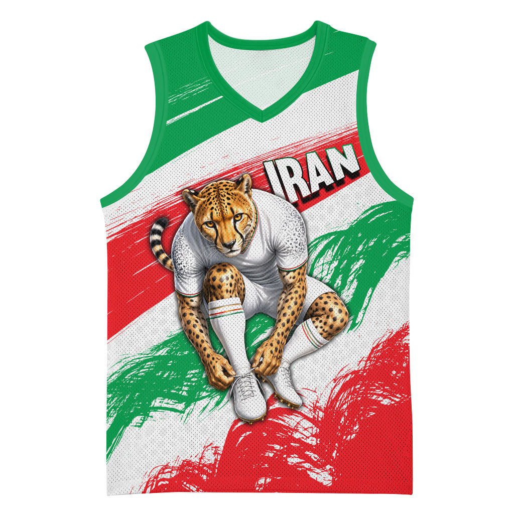Personalized Iran Football Team Melli Basketball Jersey Iranian Cheetah Patriotic Flag