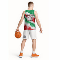 Personalized Iran Football Team Melli Basketball Jersey Iranian Cheetah Patriotic Flag
