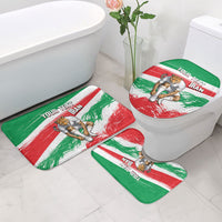 Personalized Iran Football Team Melli Bathroom Set Iranian Cheetah Patriotic Flag