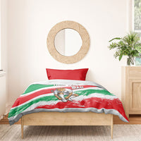 Personalized Iran Football Team Melli Bedding Set Iranian Cheetah Patriotic Flag
