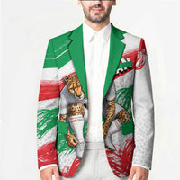 Personalized Iran Football Team Melli Blazer Iranian Cheetah Patriotic Flag