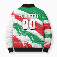Personalized Iran Football Team Melli Bomber Puffer Jacket Iranian Cheetah Patriotic Flag