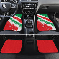 Personalized Iran Football Team Melli Car Mats Iranian Cheetah Patriotic Flag