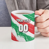 Personalized Iran Football Team Melli Ceramic Mug Iranian Cheetah Patriotic Flag