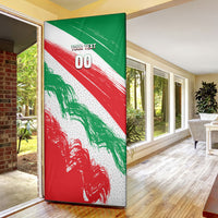 Personalized Iran Football Team Melli Door Cover Iranian Cheetah Patriotic Flag
